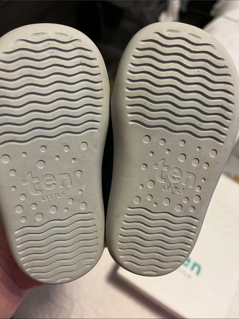 Ten Little First Walkers Navy EcoCanvas Sneakers 4.5